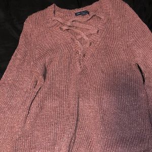 American Eagle Criss Cross Sweater